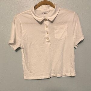 J. Crew Crisp White Collared Shirt